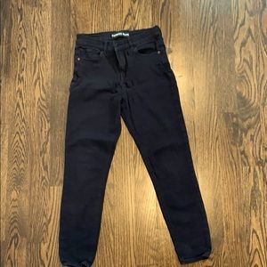 Black Express High Rise Jean Leggings, size 6